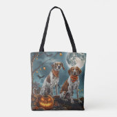 Tote Bag Treking Walker Halloween Éffrayant (Dos)