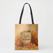Tote Bag Trempé dans la Saison (Devant)