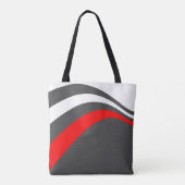 Tote Bag Trendy été minimaliste rayures (Dos)