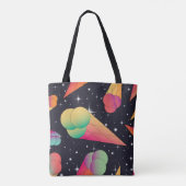 Tote Bag Trendy ice cream seamless pattern. Ice cream cones (Dos)