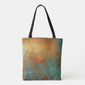 Tote Bag Trendy Rich Copper Patina Metallic (Dos)