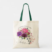 Tote Bag Trente et fabuleux Elégant Floral 30e anniversaire (Dos)
