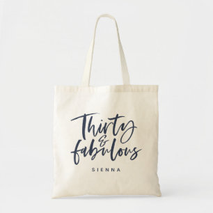 Tote Bag Trente et fabuleux texte de script de marine