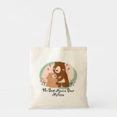 Tote Bag Très drôle Meilleur ours maman (Dos)