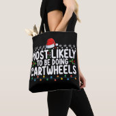 Tote Bag Très Probable De Faire Des Roues Noël (De près)