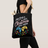 Tote Bag Très Probable De Manquer Noël En Jouant Gamer (De près)