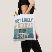 Tote Bag Très Probable De Sortir Irlandais (De près)