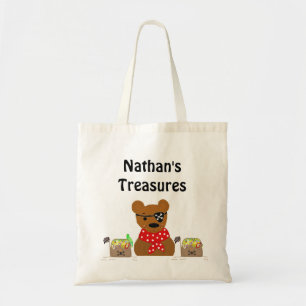 Tote Bag Trésors d'ours pirate