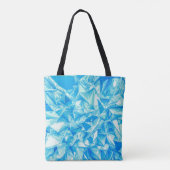Tote Bag Triangle cristal, arrière - plan rendu 3D. (Dos)