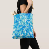 Tote Bag Triangle cristal, arrière - plan rendu 3D. (De près)