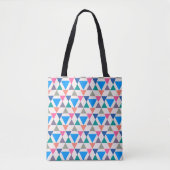 Tote Bag Triangle multicolore (Devant)