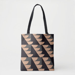 Tote Bag Triangle semi-cercle géométrique
