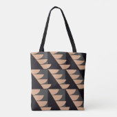 Tote Bag Triangle semi-cercle géométrique (Dos)