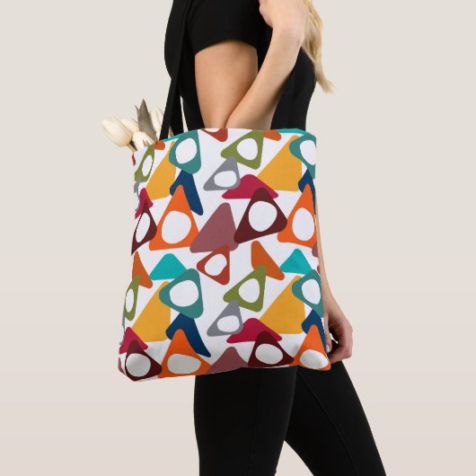 Tote Bag Triangles arrondis (De près)
