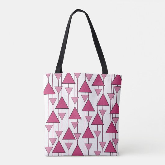 Tote Bag Triangles Art Déco (Dos)