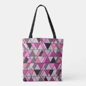 Tote Bag Triangles Camo Rose (Dos)