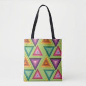 Tote Bag Triangles des années 1970 (Devant)