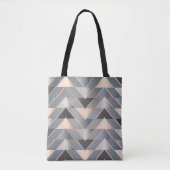 Tote Bag Triangles modernes (Devant)