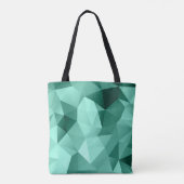 Tote Bag Triangles polygonaux impression géométrique (Dos)