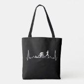 Tote Bag Triathlon Heartbeat (Dos)