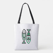 Tote Bag Tribal Fish Harmony (Dos)