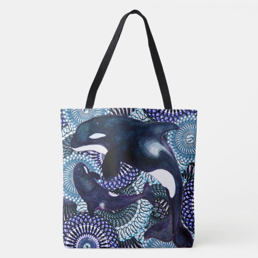 Tote Bag Tribal Orca (Devant)