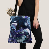 Tote Bag Tribal Orca (De près)