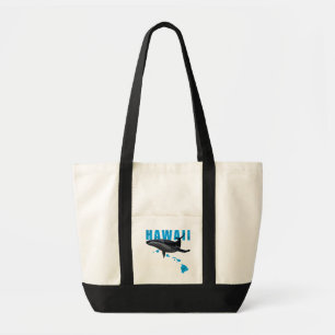 TOTE BAG TRIBAL POLYNÉSIEN HAWAII HUMPBACK HAWAII