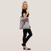TOTE BAG TRIBAL POLYNÉSIEN OCTOPUS (Sur le modèle)