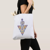 Tote Bag Tribal Prism Handbag (De près)