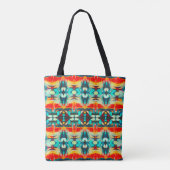 Tote Bag Tribal Sun Tapestry (Dos)