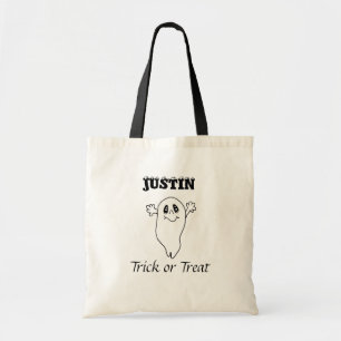 Tote Bag Trick d'Halloween personnalisé ou traitement du fa