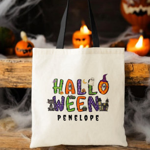 Tote Bag Trick Halloween personnalisé ou traiter les élémen