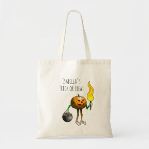 Tote Bag Trick or treat avec Jack O'lantern