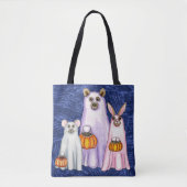 Tote Bag Trick or Treat Forest Friends Ghost Trio (Devant)