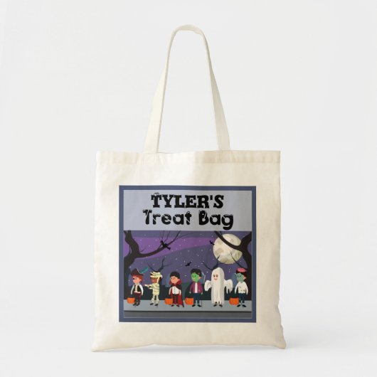 Tote Bag Trick or Treaters Treat Bag (Devant)