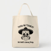 Tote Bag Trick ou Tequila Crâne à sucre Halloween Promo (Devant)