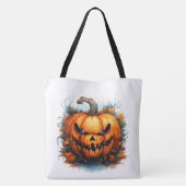 Tote Bag Trick ou traitement Déplaisant Jack-o-lanterne per (Dos)