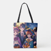 Tote Bag Trick ou traitement des enfants en costumes Hallow (Dos)