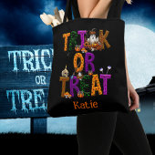 Tote Bag Trick ou traitement Halloween Éffrayant personnali