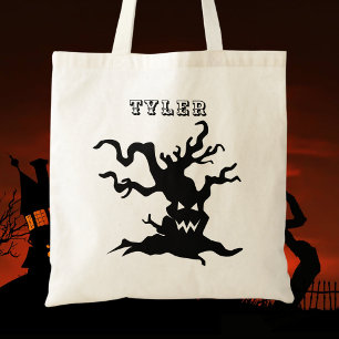 Tote Bag Trick Ou Traiter Effrayant Halloween Script Modern