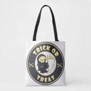Tote Bag Trick ou traiter Halloween griffeur caractère