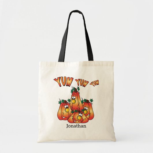 Tote Bag Trick ou Treat 🎃 Citrouilles (Devant)