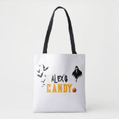 Tote Bag Trick Ou Treat Personnalisé Halloween (Devant)