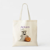 TOTE BAG TRICK PERSONNALISÉ OU TRAITER DRACULA HALLOWEEN (Dos)