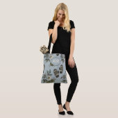Tote Bag Tricot de mitaines d'hiver (Sur le modèle)