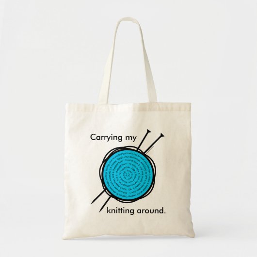 Tote Bag Tricot Fourre-tout pour tous vos (Devant)