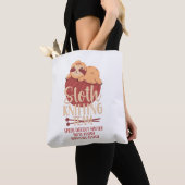 Tote Bag Tricot Knitter Sloth (De près)