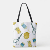Tote Bag Tricot motif sans faille (Dos)