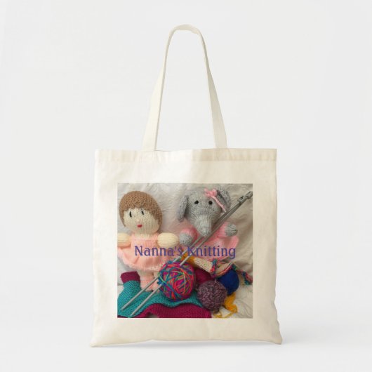 Tote Bag Tricot personnalisé (Devant)